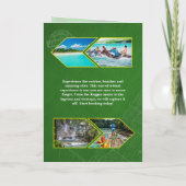 Jamaica reis gevouwen paspoort reisroute (Achterkant)