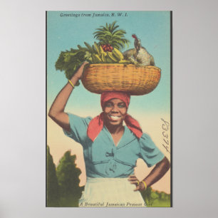 Jamaica Reis Ouderwets Poster