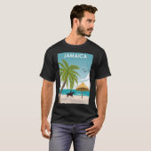 Jamaica Reisposter T-shirt (Voorkant volledig)