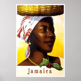 Jamaica Reisposter Vintage Jamaicaanse Kunst Reize Poster