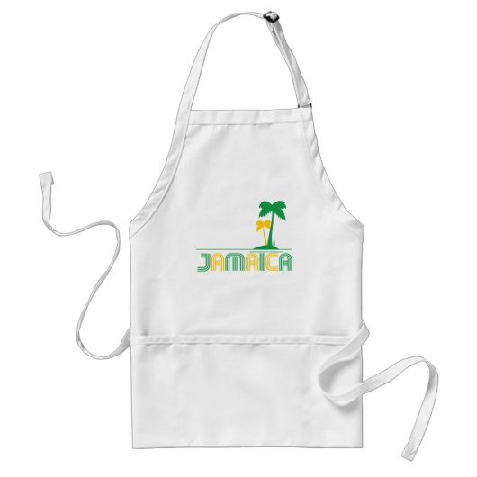 Jamaica Retro Apron Standaard Schort (Voorkant)