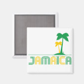 Jamaica Retro Magnet (Voorkant / Achterkant)