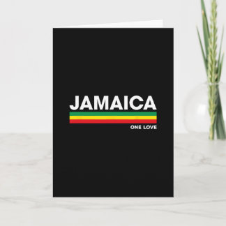 Jamaica Retro Reggae Kleur Rs Jamaicaans Vakantie  Kaart