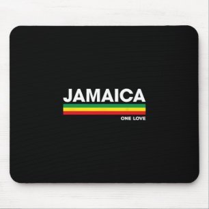 Jamaica Retro Reggae Kleur Rs Jamaicaanse Vakantie Muismat