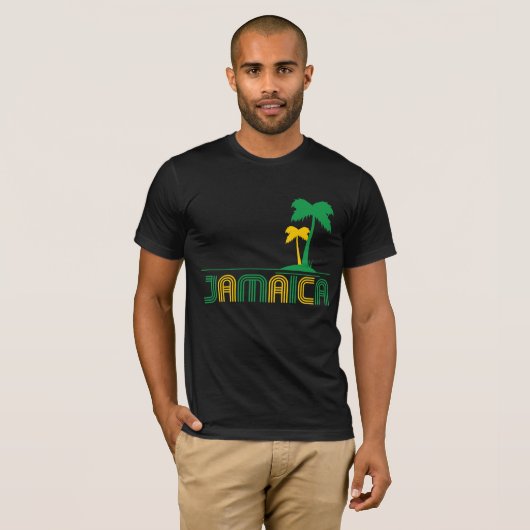 Jamaica Retro T-shirt (Voorkant volledig)