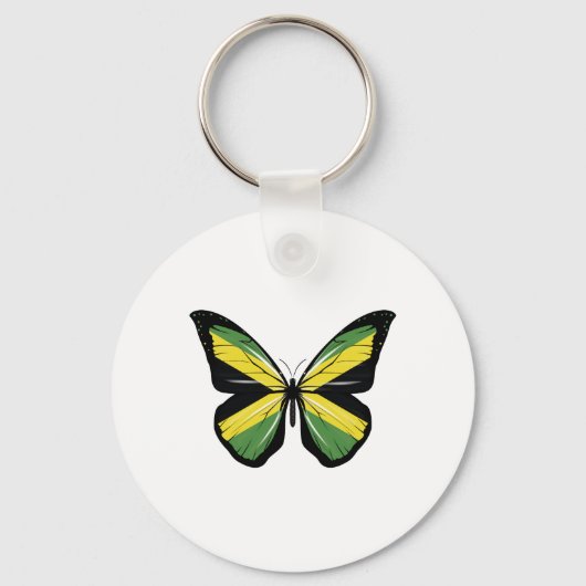 Jamaica Ripped Flag Sleutelhanger (Voorkant)