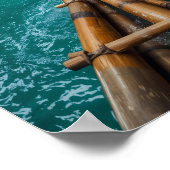 Jamaica rivierrafting poster (Hoek)