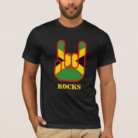 Jamaica Rocks T-shirt (Voorkant)