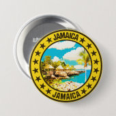 Jamaica Ronde Button 7,6 Cm (Voorkant /achterkant)