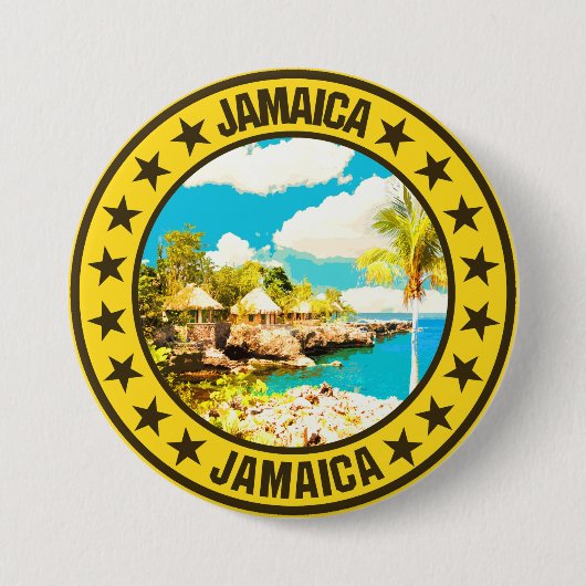 Jamaica Ronde Button 7,6 Cm (Voorkant)
