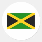 Jamaica Ronde Sticker (Voorkant)