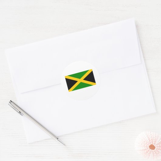 Jamaica Ronde Sticker (Envelop)