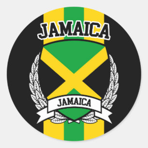Jamaica Ronde Sticker