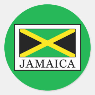 Jamaica Ronde Sticker