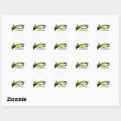 Jamaica Ronde Sticker (Vel)