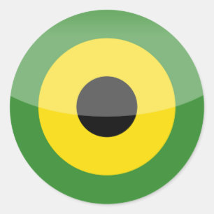 jamaica ronde sticker