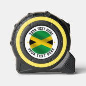 Jamaica Ronde Tekst Jamaicaanse vlag Rolmaat (Voorkant)