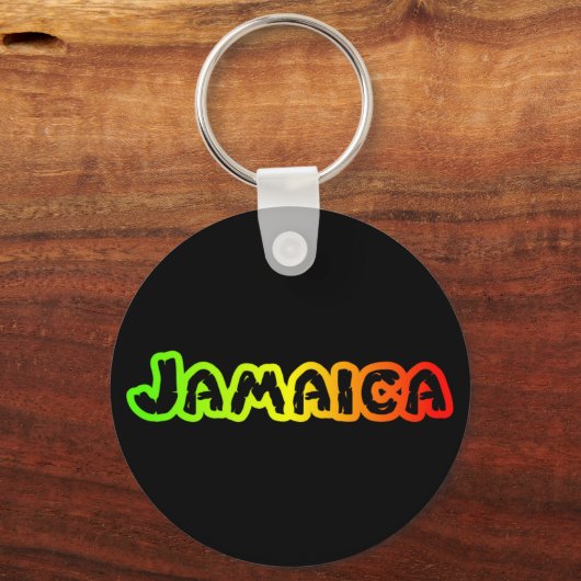 Jamaica rood groen goud sleutelhanger (Voorkant)