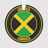 Jamaica Round Emblem Ornament (voorkant)