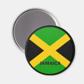 Jamaica Roundel kwaliteitsvlag Magneet (Voorkant / Achterkant)