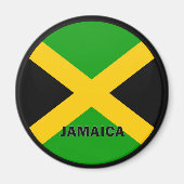 Jamaica Roundel kwaliteitsvlag Magneet (Voorkant)