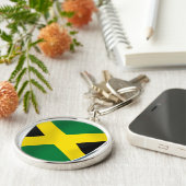 Jamaica Schild Sleutelhanger (Zijkant)