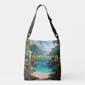 Jamaica schoudertas crossbody tas (Achterkant)