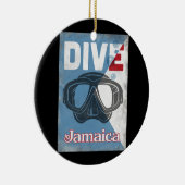 Jamaica  scuba duikmasker keramisch ornament (Rechts)
