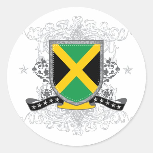 Jamaica Shield 2 Sticker (Voorkant)