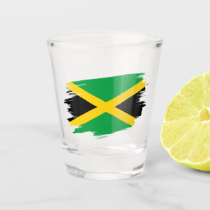 Jamaica Shotglas, Patriottische Jamaicaanse Vlag Shot Glas