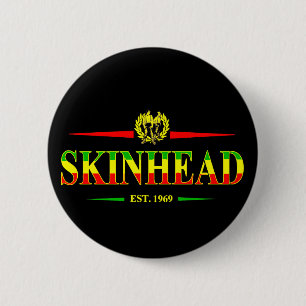 Jamaica Skinhead 1969 Ronde Button 5,7 Cm