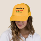 Jamaica slogan trucker pet (In situ)
