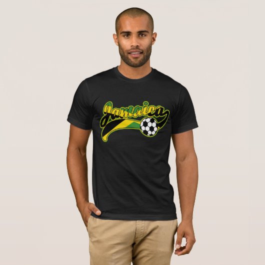 Jamaica Soccer T-shirt (Voorkant volledig)