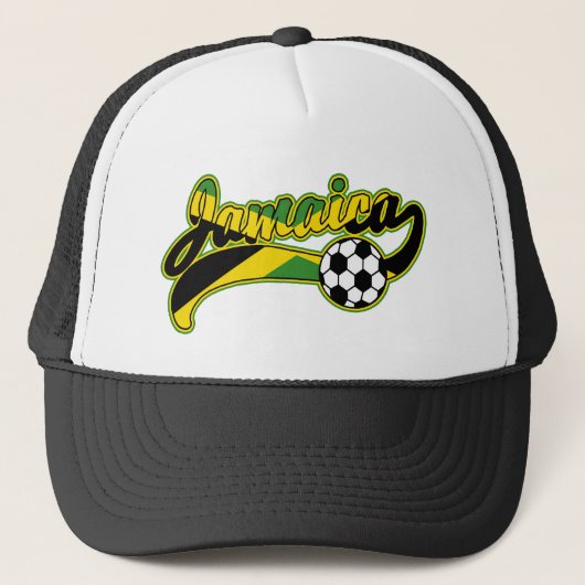 Jamaica Soccer Trucker Pet (Voorkant)