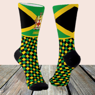 Jamaica Sokken, Embleem, Jamaicaanse vlag mode Sokken