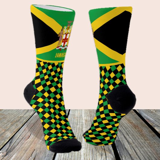 Jamaica Sokken, Embleem, Jamaicaanse vlag mode Sokken