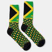 Jamaica Sokken, Jamaicaanse vlag mode / sport Sokken (Rechts)