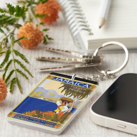 Jamaica  souvenirs sleutelhanger (Voorkant Rechts)