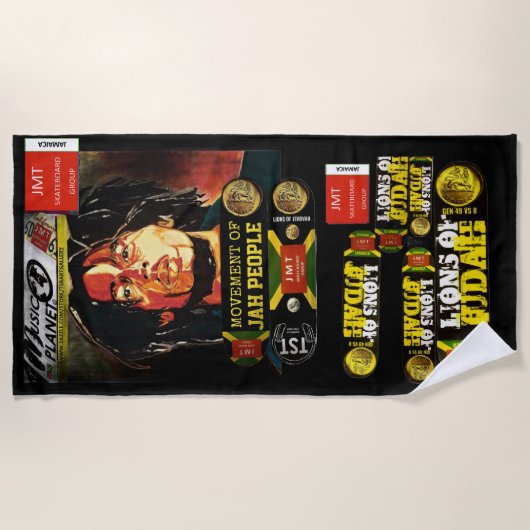 JAMAICA STAM VAN JUDAH Strandlaken (Voorkant)