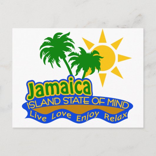 Jamaica State of Mind briefkaart (Voorkant)