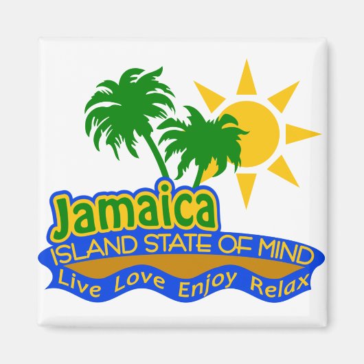 Jamaica State of Mind magneet (Voorkant)