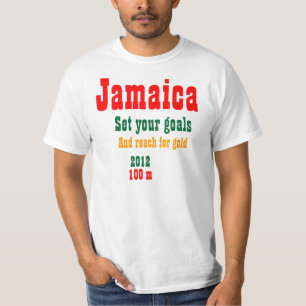 Jamaica stelt je doelen op t-shirts