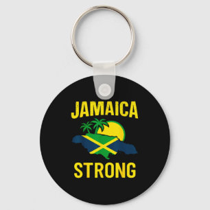 Jamaica Sterk Ik Hou Van De Jamaicaanse Vlag Hart Sleutelhanger