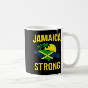 Jamaica Sterk Ik Hou Van Jamaicaanse Vlag Hart Vro Koffiemok