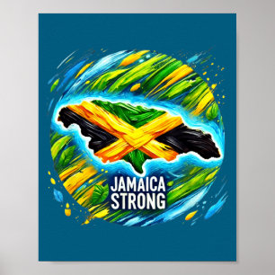 Jamaica Sterk Orkaan Melissa Herstel Poster