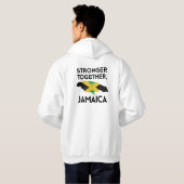 Jamaica Sterke Orkaan Melissa Support T-shirt (Achterkant volledig)