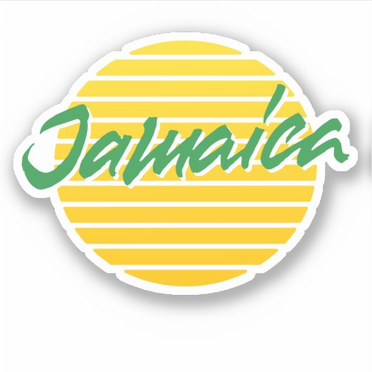 Jamaica Sticker (Voorkant)