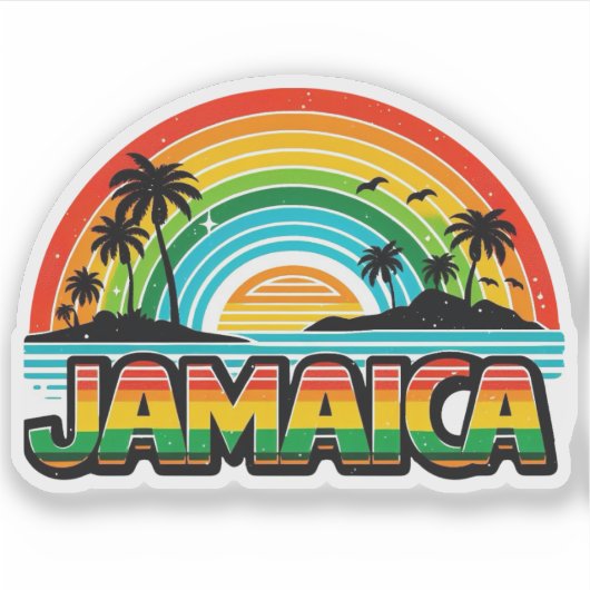 Jamaica Sticker (Voorkant)
