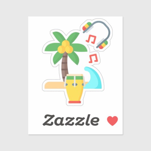 Jamaica Sticker (Vel)