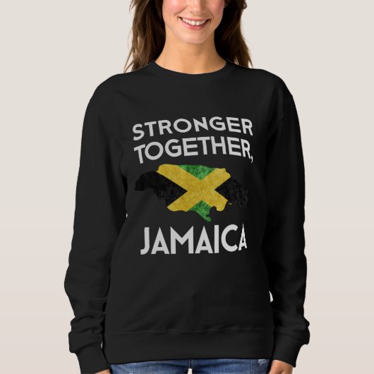 Jamaica Strong Hurricane Melissa Support Trui (Voorkant)
